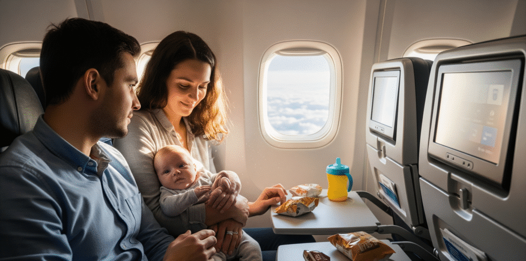 乳幼児と飛行機で旅行するときのヒント：親公認のハック